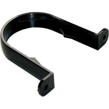 HALFROUND BLACK DOWNPIPE CLIP