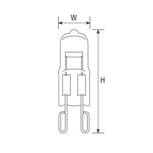 Halogen G9 240v 20w