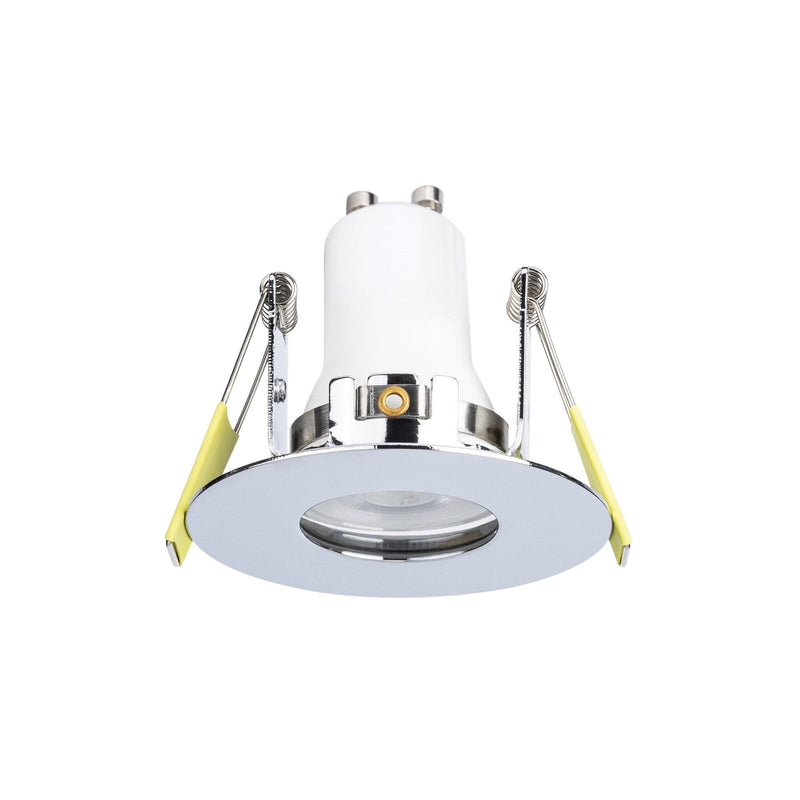 Integral Chrome Mini Fire Rated Downlight MR11 GU10+G4+ UK