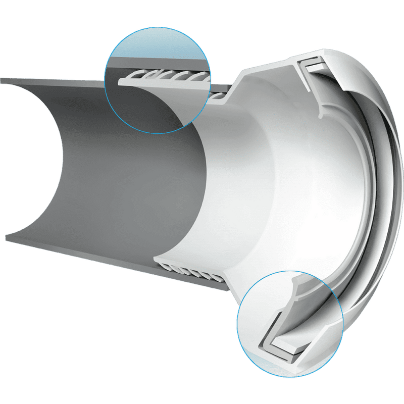 McAlpine 4' Straight MACFIT WC Connector MAC-1