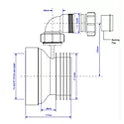 McAlpine Straight Pan Connector WC-CON1V