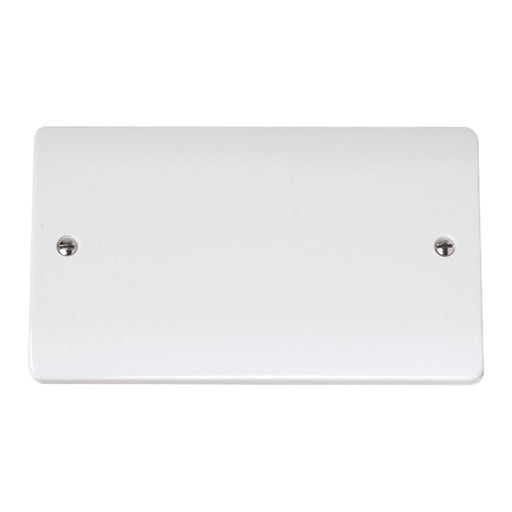 CLICK 2-GANG BLANK PLATE