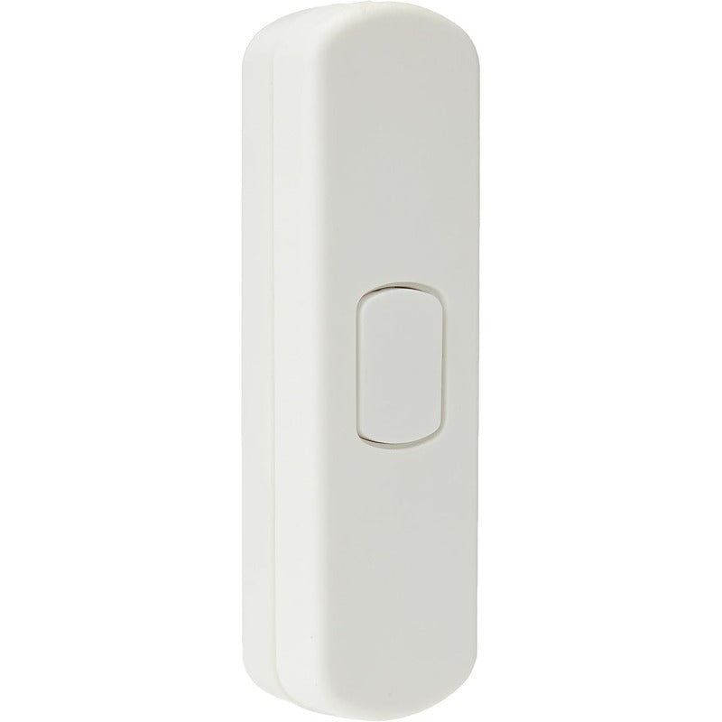 Knightsbridge 1-60W 1-25W LED Rewireable Inline Cord Dimmer - White SN81WH UK
