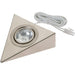 Knightsbridge Triangular Under Cabinet Light - Brushed Chrome 20W G4 TRI01CBR UK