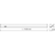 Knightsbridge 230V 22W LED Linkable Strip light 3000K 1438Mm UK