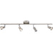 Knightsbridge 230V GU10 Quad Bar Spotlight - Chrome UK