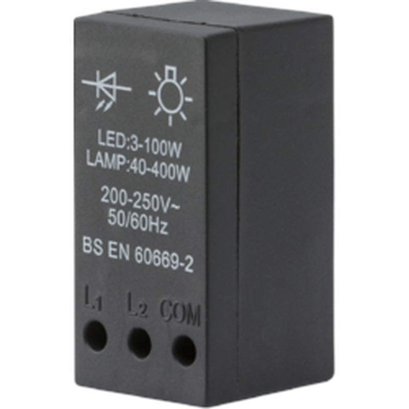 Knightsbridge 40-400W 3-100W LED Leading Edge Dimmer Module UK