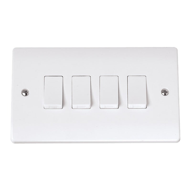 CLICK 4-GANG 2-WAY 10A UK