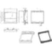Knightsbridge 50 x 50mm Brush Module White UK