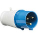 Knightsbridge 240V IP44 32A Plug 2P+E - Blue UK