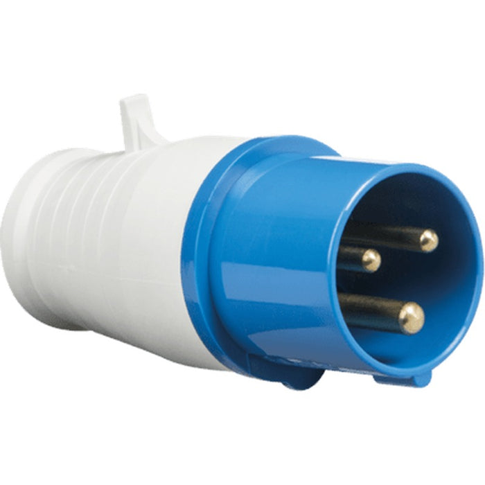 Knightsbridge 240V IP44 16A Connector 2P+E - Blue