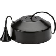Knightsbridge 10AX 2-way Pull Cord Switch - Matt Black UK