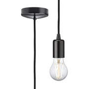 Knightsbridge 10AX 2-way Pull Cord Switch - Matt Black UK