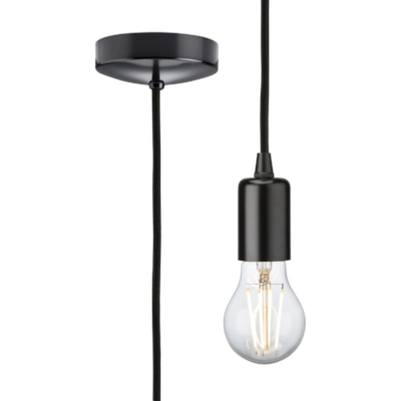 Knightsbridge 10AX 2-way Pull Cord Switch - Matt Black UK