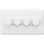 Knightsbridge 4G 2-way 60-400W Leading Edge Dimmer - Polished Chrome UK