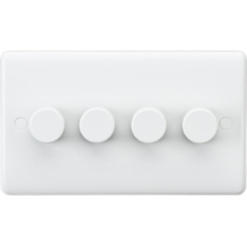 Knightsbridge 4G 2-way 60-400W Leading Edge Dimmer - Polished Chrome UK