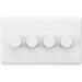 Knightsbridge 4G 2-way 60-400W Leading Edge Dimmer - Polished Chrome