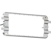 Knightsbridge Flat plate 4G Grid Faceplate - Polished Chrome UK