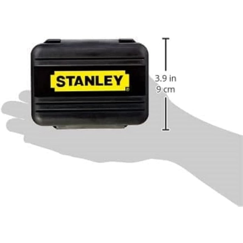 Stanley 1-13-906 Bit-Set with mini Ratchet 39-piece , Silver - Hand Tools UK