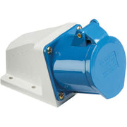 Knightsbridge 240V IP44 16A 2P+E 3 Way Splitter - Blue UK