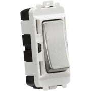 Knightsbridge 20AX DP Grid Module - Brushed Chrome UK