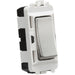 Knightsbridge 20AX DP Grid Module - Brushed Chrome UK