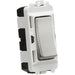 Knightsbridge 20AX DP Grid Module - Brushed Chrome UK