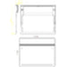 Knightsbridge 2G Fold Away Phone Holder - White UK