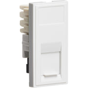 Knightsbridge UTP CAT6 RJ45 Outlet Module 25 x 50mm - White UK