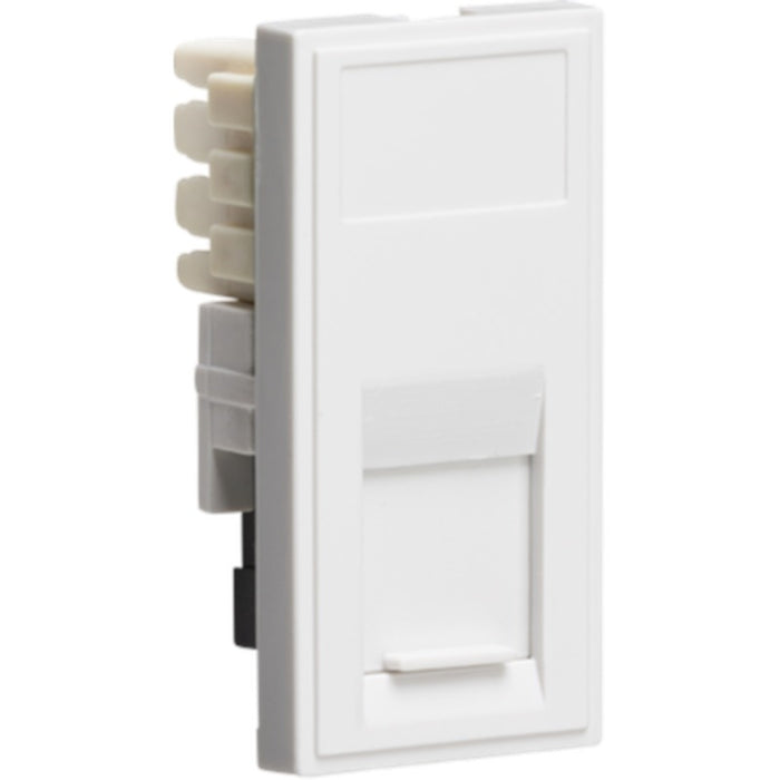 Knightsbridge UTP CAT6 RJ45 Outlet Module 25 x 50mm - White