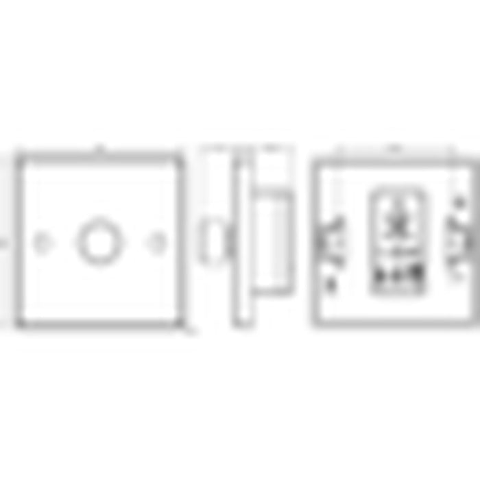 Knightsbridge 1G 2-way 40-400W 3-100W LED Leading Edge Dimmer UK