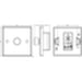 Knightsbridge 1G 2-way 40-400W 3-100W LED Leading Edge Dimmer UK