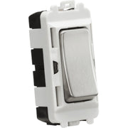 Knightsbridge 10AX 1G 2-way Switch - Brushed Chrome UK