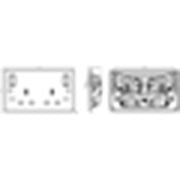 Knightsbridge 13A 2G DP Switched Socket with Twin Earths and Outboard Rockers UK