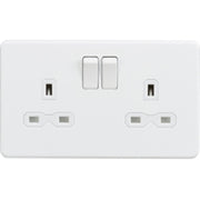 Knightsbridge 13A 2G DP Switched Socket with Twin Earths UK