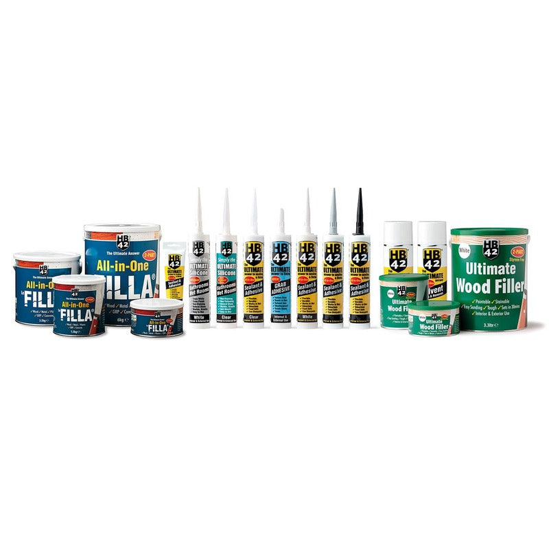 HB42 WholeJob WoodFilla Readymixed White 325G UK