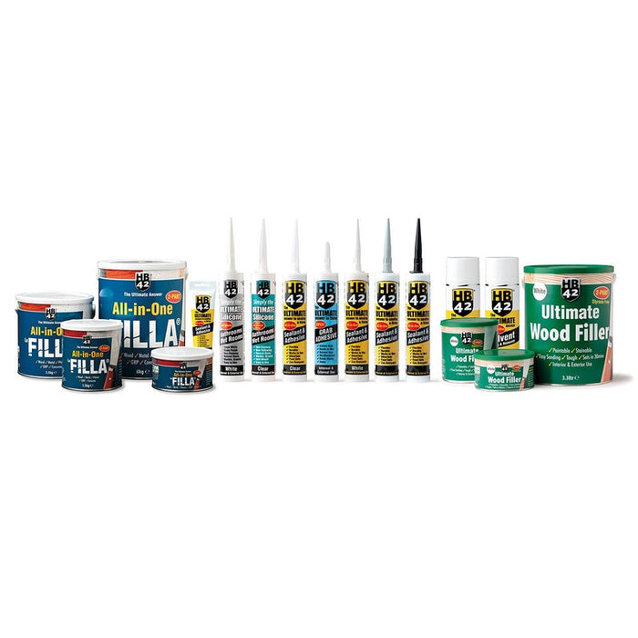 HB42 WholeJob WoodFilla Readymixed White 325G