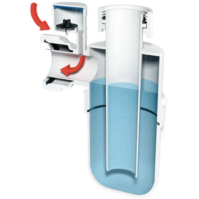 McAlpine 1 1/2' Adjustable Sink Trap with 135° Swivel Nozzle WM15 UK