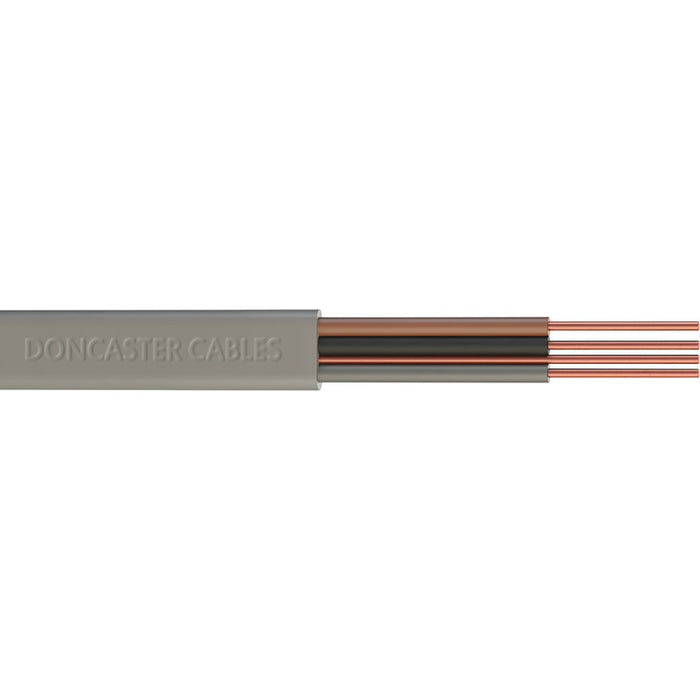2 Core 0.5mm Bell Wire PVC Flex White 100m