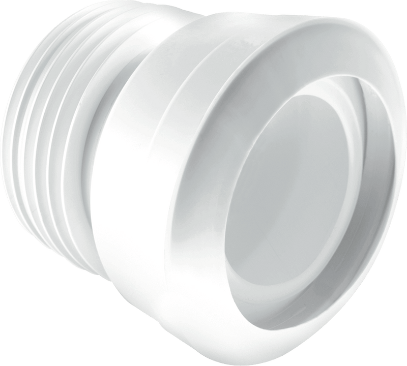 McAlpine MAC-1 WC Straight Connector 4 inch 110mm