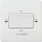 MK Three Pole Fan Isolator with Lock Assembly 10 Amp 3 Pole