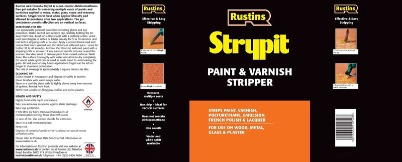 Strypit Paint and Varnish Remover 250ml