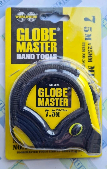 Globe Master Tape Measure 7.5m