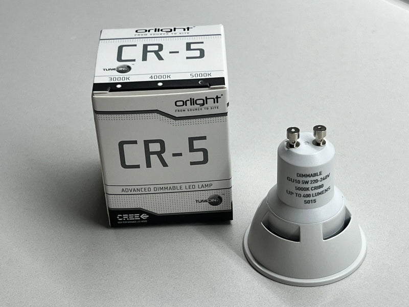Orlight CR-5 5W Dimmable LED GU10 5000K | CREE