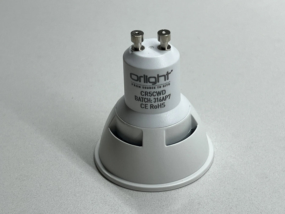 Orlight CR-5 5W Dimmable LED GU10 5000K | CREE