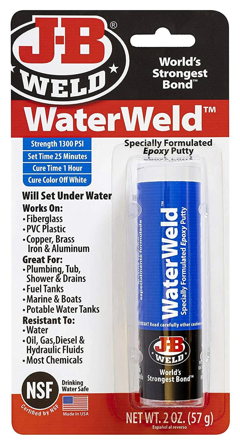 J-B Weld WaterWeld Epoxy Putty Stick 57g