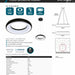 Crompton Polo LED Pendant Downlight 25W 3000K 298mm – Non-Dimmable