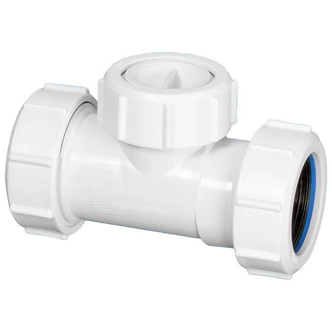 McAlpine S28M-NRV Non-Return Valve White 32mm