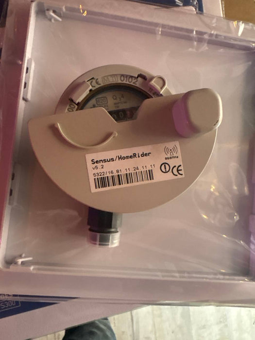 Sensus 620L water meter dial and serial reference close-up
