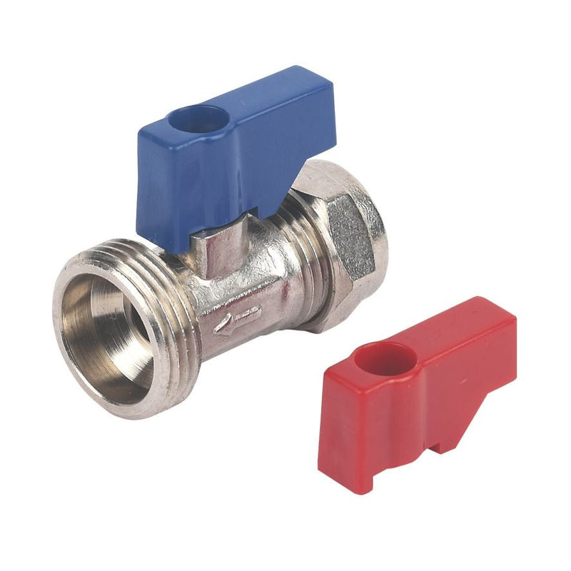 GENBRA 15mm x 3/4" Straight Washing Machine Tap
